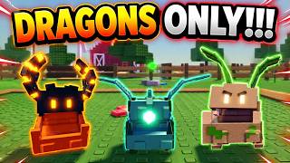 Can An All Dragon Team Beat An Impossible Challenge In Garden Tower Defense?