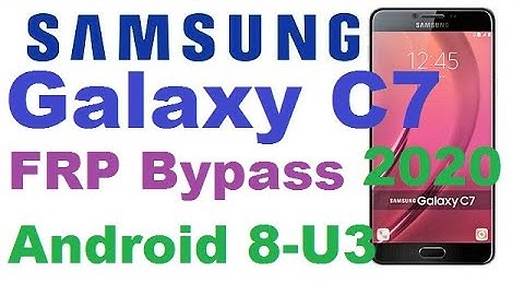 SAMSUNG C7 (SM-C7000) FRP GOOGLE LOCK BYPASS  ANDROID 8.0 U3 2020 TRICK BY GSMJAFARABAD TEAM
