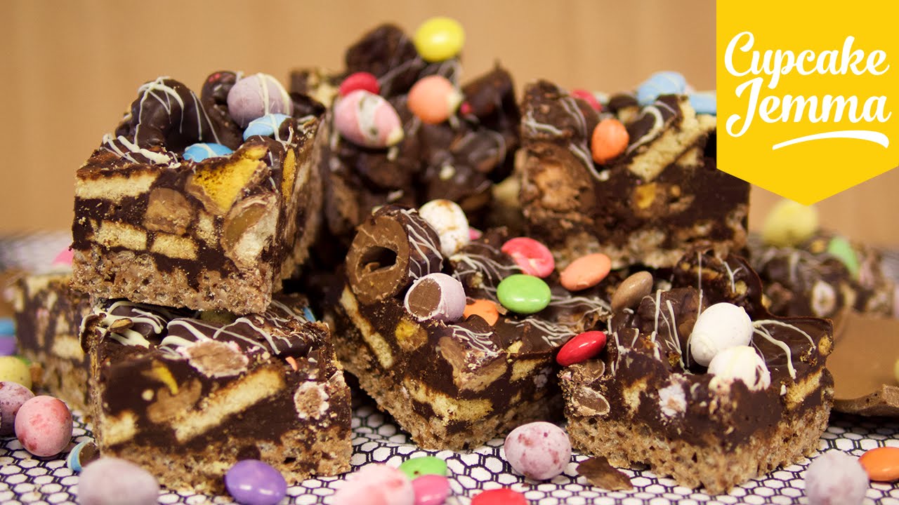Easter Egg Chocolate Fridge Cake The Best Way To Use Up Your Easter Eggs Cupcake Jemma Youtube