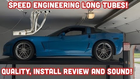 C6 Corvette Speed Engineering Long Tube Headers! Quality, Install review, and Sound