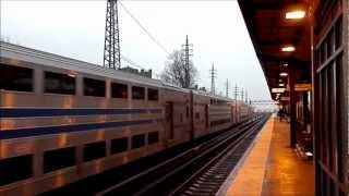 Lirr Woodside Rush Hour Train Action Dm30Acde30Acc3S M3S M7S