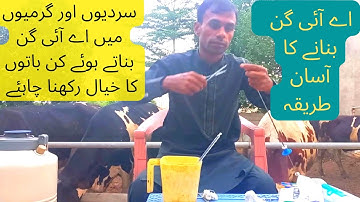 How To Load AI Gun Aseptically ll Loading of straw in AI gun ll AI gun ko tayar krne ka tarika ll