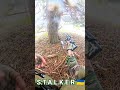 Over it is worn a heavy unloading vest with armor plates, on which the stripes of a fictional🇺🇦🗺️☢️