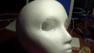 Opperation: Make Robot Mannequin - beginning of head