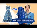 Princess Dress NOVA: Making of, Fitting process, fabric manipulation - THISISKACHI DIY