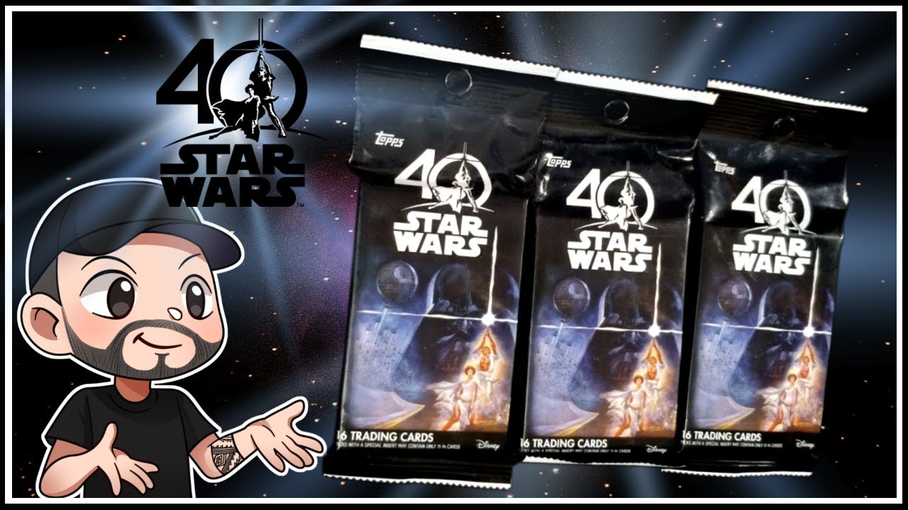 Opening Topps Star Wars 40th Anniversary Fat Packs