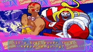 Marvel Super Heroes VS Street Fighter - Dhalsim/Omega Red - Expert Difficulty Playthrough screenshot 4
