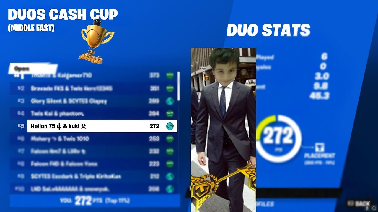 5th Place Duo Cash Cup Finals (400$) 💰 w/Kuki