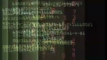 data and codes loop - video overlay effects