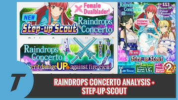 Raindrops Concerto (Water Banner) Analysis + Step-Up Scout [SAO Memory Defrag]