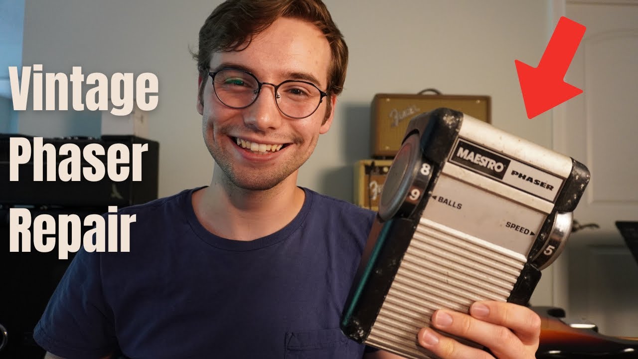 Maestro Mini Phase ビンテージ　フェイザー Repairing a Vintage Maestro Phaser from the '70s - YouTube