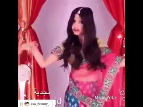 لانا الفهيد بالزي الهندي