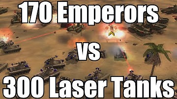 ZH - INSANE EPIC BATTLE 170 Emperor Tanks vs 300 Laser Crusaders