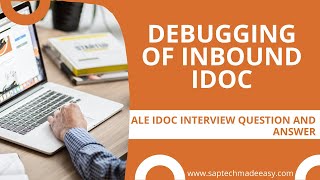 Debugging Of Inbound Idoc