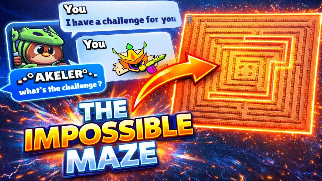 I Challenged My Friend to Beat THE IMPOSSIBLE MAZE 😈