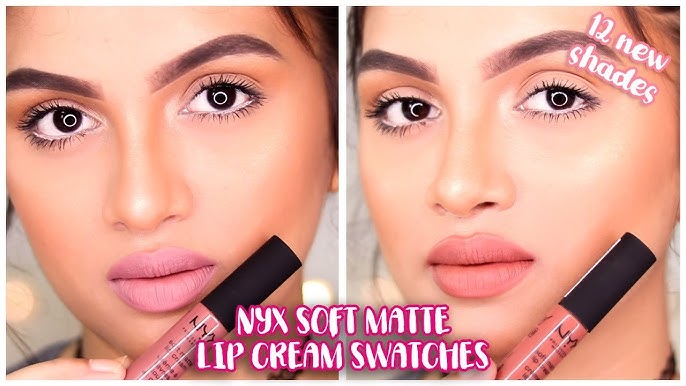 ♡ Nyx Soft Matte Lip Cream Swatches & Review ♡ | Entire Collection - Youtube