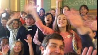 Kids from Lenski Elementary Visit the State House