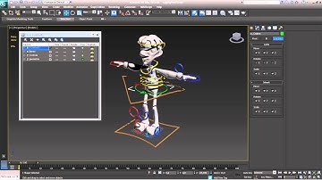Ubicación por capas y bloqueo de controles 3D Max
