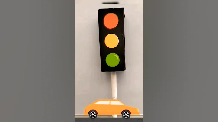#viral Traffic light Model #artandcraft #easy Model/ project #viral short