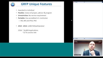 NSF Graduate Research Fellowship Program Info Session, August 2016