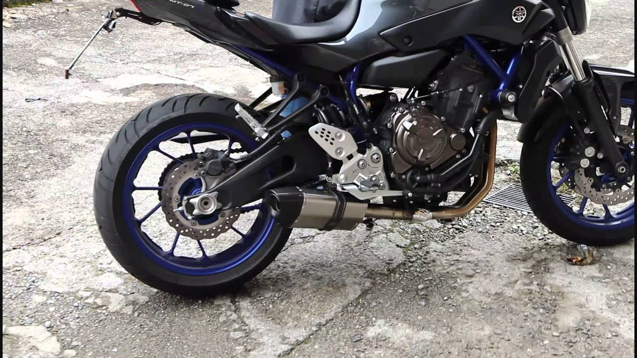 scarico mt 07 roadsitalia