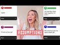 Reacting to Your Assumptions About Me | Lilly Sabri