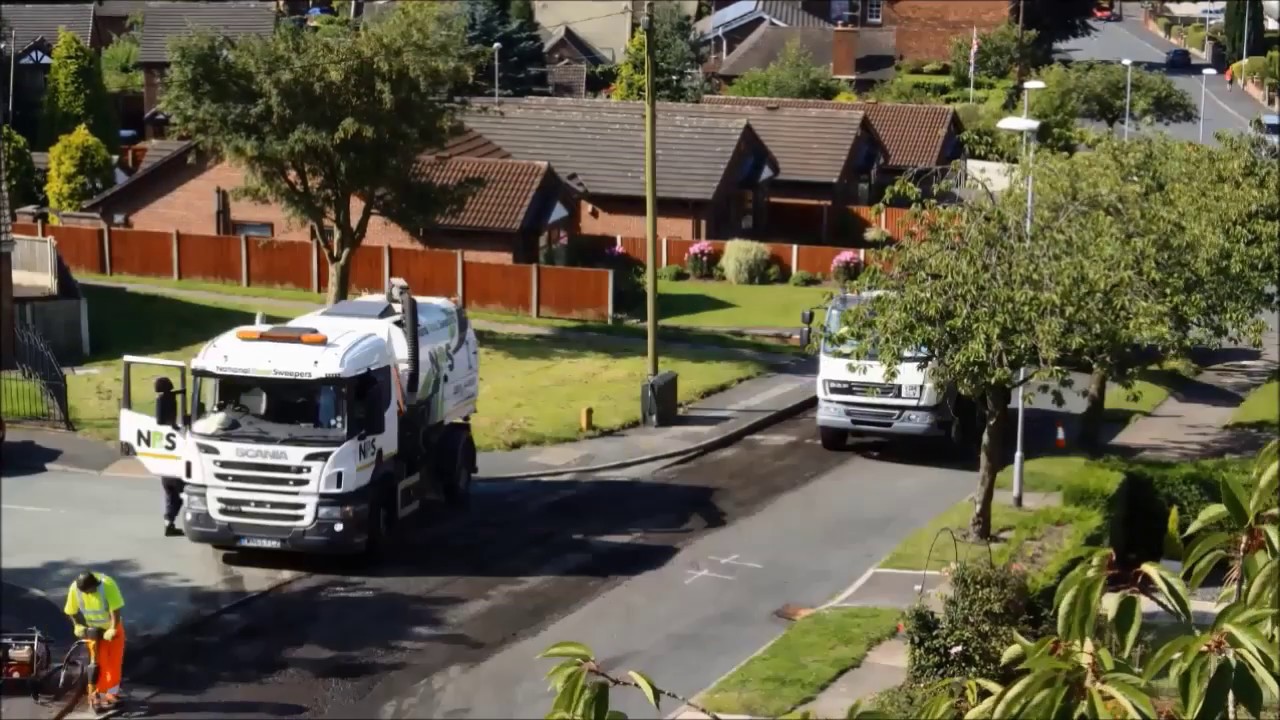 Time lapse of road improvements in Ryecroft Road, StokeonTrent YouTube