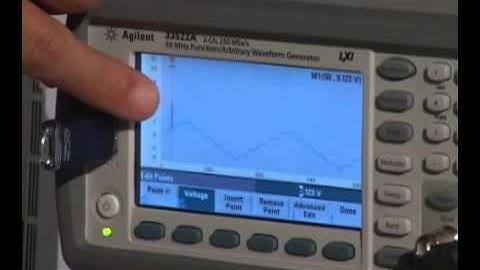 Modifying an Arbitrary Waveform Using a 33500 Series Function Generator w/ Arbitrary Waveform Editor
