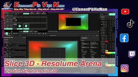 Tạo ánh sáng trong Slice 3D - Resolume Arena[ElementPik.com]
