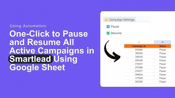 Bulk Pause and Resume Campaigns for Holidays | Smartlead Automation