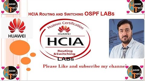 OSPF Configuration Step by Step in Huawei Router