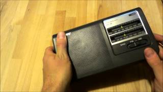 Quick look Sony ICF-38 AM/FM radio and unbox -  Best value radio for under $30