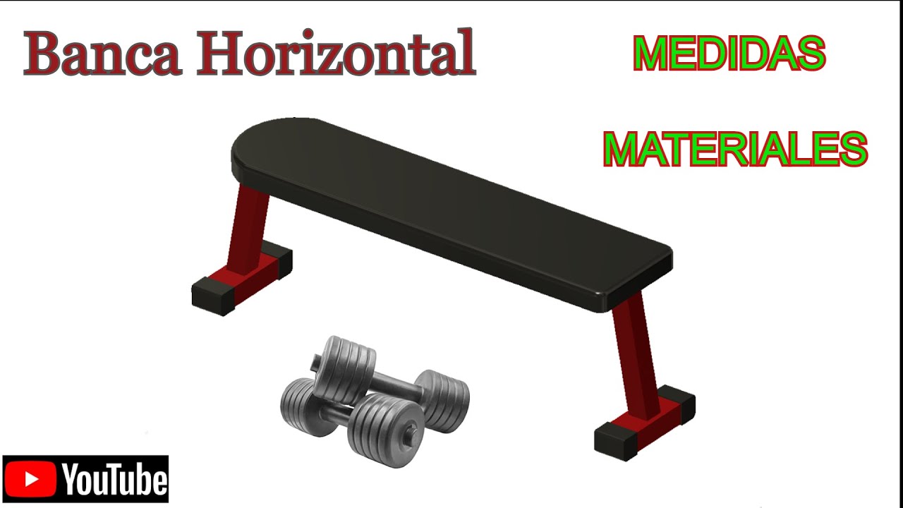 COMO HACER BANCO PLANO PARA PECHO // MEDIDAS PARA BANCO PRESS //  MULTIFUNCIONAL 