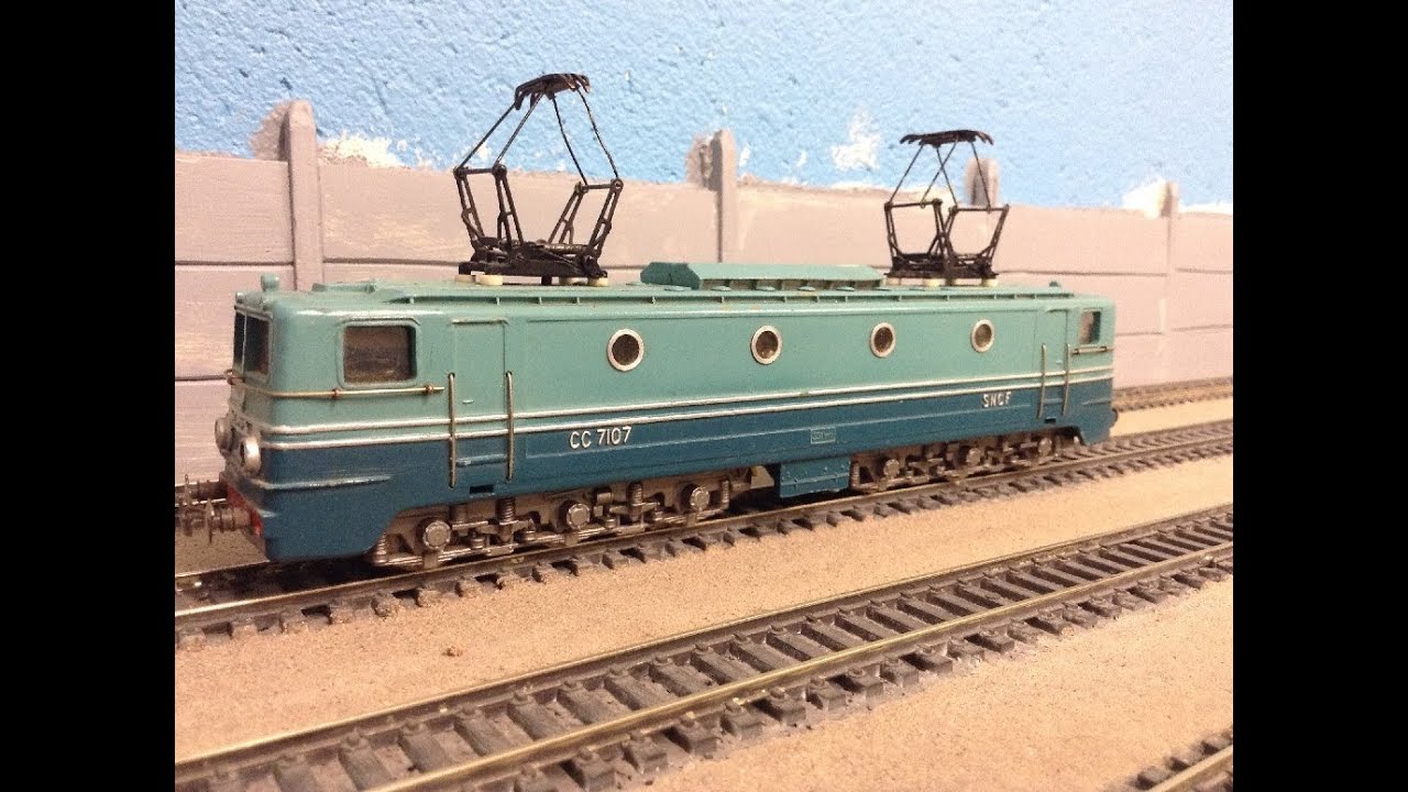 TAB GÉRARD (HO) Motrice CC 7107 SNCF "Superdétaillée" - Alimentation CC