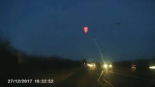 York A1237 Lgv Wrong Lane Cuts Up Cars