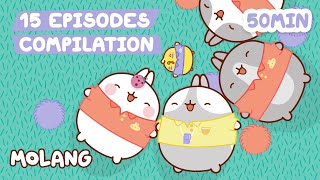 Best Pincos forever ! | Molang | Season 1, Ep. 38-52 Compilation