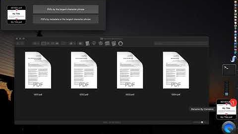 PDF title detect & rename tool "Rename by contents"