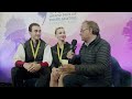 Junior Pairs Winner Interview | Metelkina / Berulava | Budapest 2023 | #JGPFigure