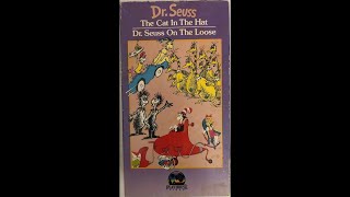 Dr. Seuss The Cat In The Hat And Dr. Seuss On The Loose 1985 Vhs