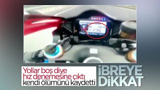 300 km Hız Sonu Oldu | İstanbulda Ölümcül Motor Kazası