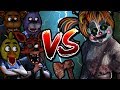 Freddy, Bonnie, Chica and Foxy vs Scrap Baby in Dead by Daylight!!!