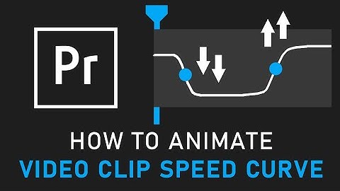 How To Speed Up Or Slow Down Video (Adjust Video Clip Speed ) Gradually Using Curves In Premiere Pro