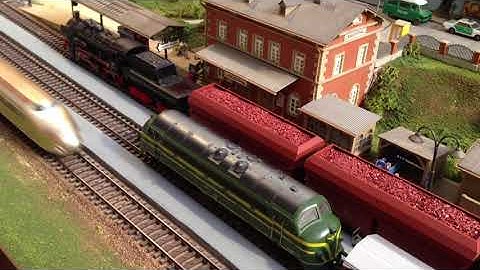 Grünwald Layout – Märklin HO Rail Zeppelin – The Flying Train