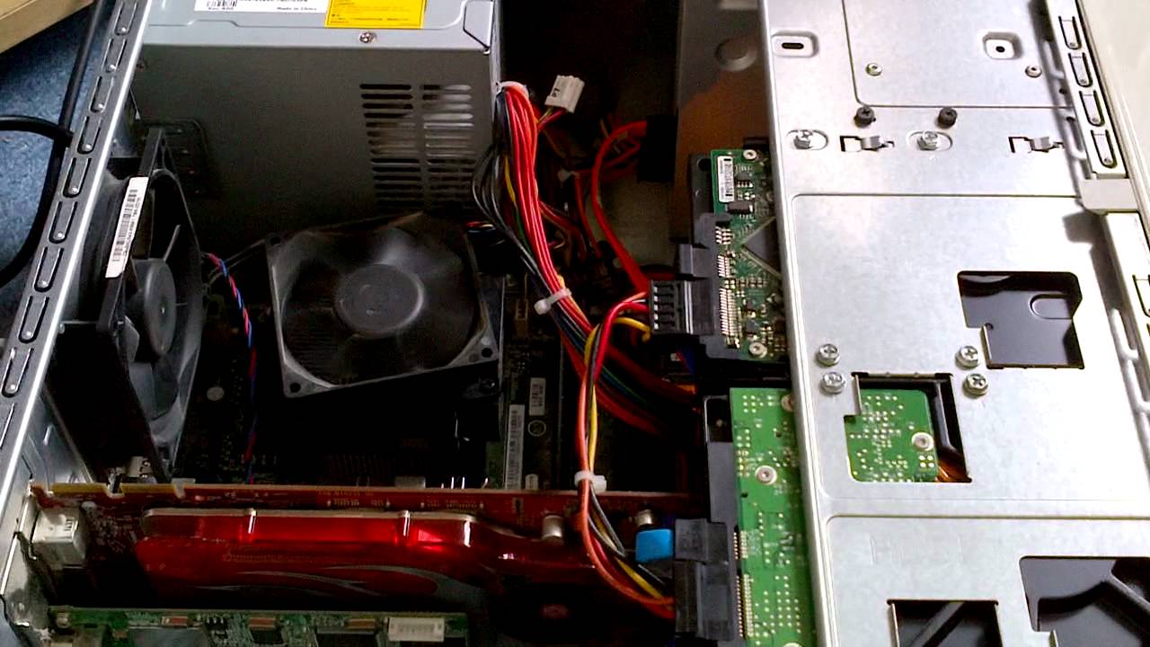 Dell Inspiron 530 won't start up. Please help. - YouTube