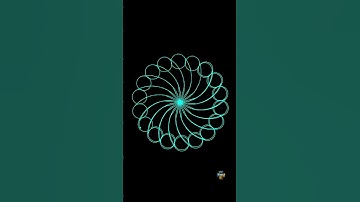 Mesmerizing Blue Spiral Animation | Code2Pix | Coding Art #coding #programming #shorts #trending