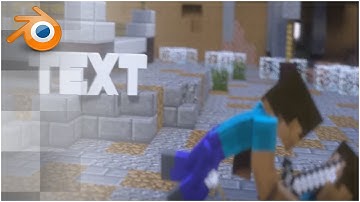 AMAZING Blender Minecraft Intro Template - FREE DOWNLOAD