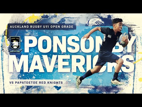 U11 | Ponsonby Mavericks vs Papatoetoe Red Knights | Junior Rugby Highlights