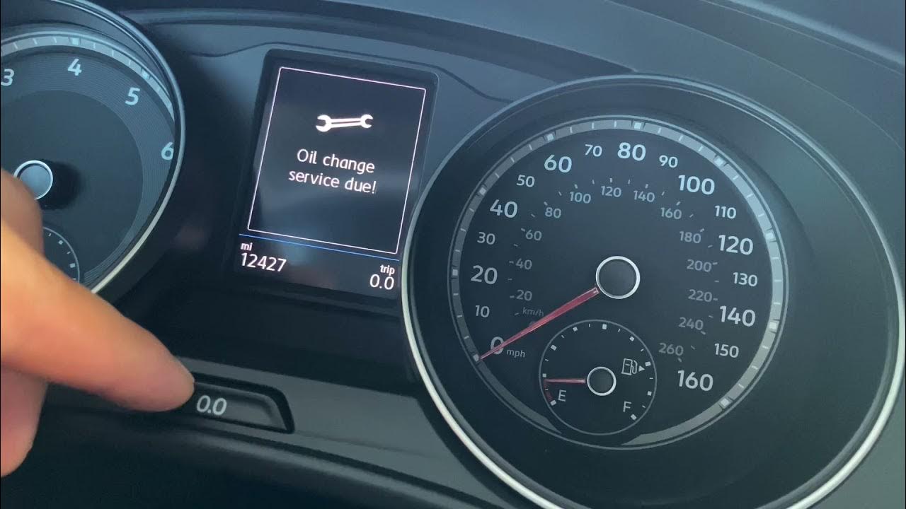 How to reset oil light in 2019 Volkswagen Atlas - YouTube