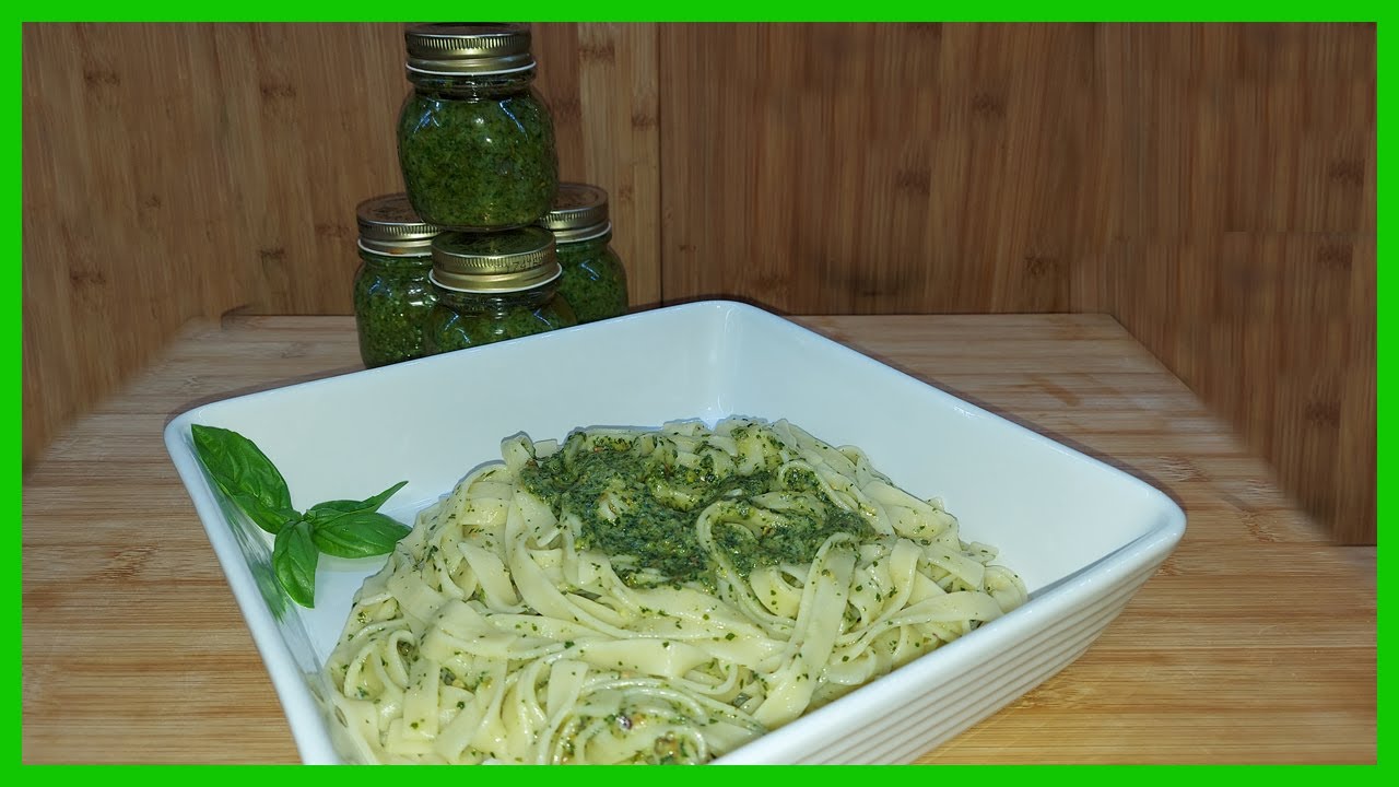 Pesto di basilico e pistacchi Le Ricette di zio Roberto YouTube