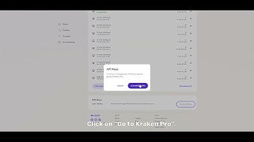 how to generate an API from kraken Exchange?